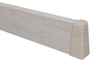 Lišta soklová MDF Quadro 60 PORTO 720 20x60x2400 mm