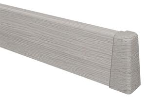 Lišta soklová MDF Quadro 60 SILVERSTONE 723 20x60x2400 mm
