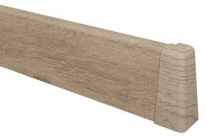 Lišta soklová MDF Quadro 60 SIPADAN 716 20x60x2400 mm