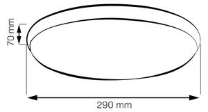 LED stropné svietidlo LIBRA LED/15W/230V 4000K pr. 29 cm zlaté