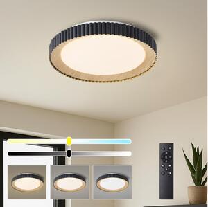 Brilagi - stmievateľné LED stropné svietidlo NEXO LED/48W/230V 3000-6000K čierne, priemer 43 cm, s diaľkovým ovládaním
