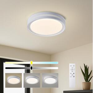 Brilagi - LED stmievateľné stropné svietidlo KREON LED/54W/230V 3000-6000K čierna priemer 38 cm + diaľkové ovládanie