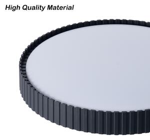 Brilagi - LED stmievateľné stropné svietidlo CORVO LED/54W/230V 3000-6000K čierne, priemer 40 cm + diaľkové ovládanie