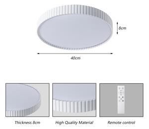 Brilagi - stmievateľné LED stropné svietidlo CORVO LED/54W/230V 3000-6000K biela priemer 40 cm +DO