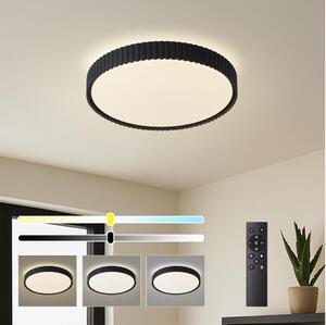 Brilagi - LED stmievateľné stropné svietidlo ORINO LED/54W/230V 3000-6000K čierne, priemer 43 cm + DO (diaľkové ovládanie)