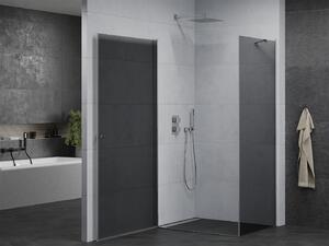 Mexen Pretoria, sprchovací kút 100 (dvere) x 70 (stena) cm, 6mm šedé sklo, chrómový profil, 852-100-070-01-40