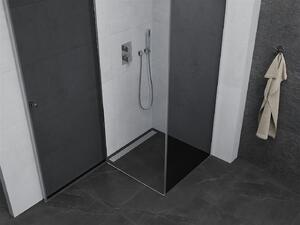 Mexen Pretoria, sprchovací kút 100 (dvere) x 100 (stena) cm, 6mm šedé sklo, chrómový profil, 852-100-100-01-40