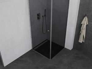 Mexen Pretoria, sprchovací kút 100 (dvere) x 100 (stena) cm, 6mm šedé sklo, chrómový profil, 852-100-100-01-40