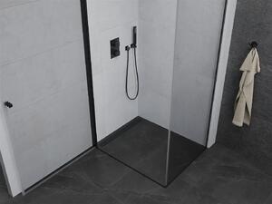 Mexen PRETORIA sprchovací kút 90x80cm, 6mm sklo, čierny profil-číre sklo, 852-090-080-70-00