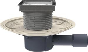 Hutterer & Lechner HL510Prblue-3020 Podlahový odtok DN40/50 horizontálny s zápachovou uzáverou, 1 ks