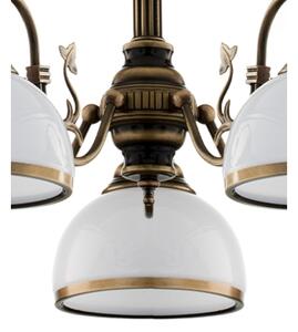 Brilagi - Luster na tyči TAURUS 5xE27/15W/230V priemer 70 cm bronz