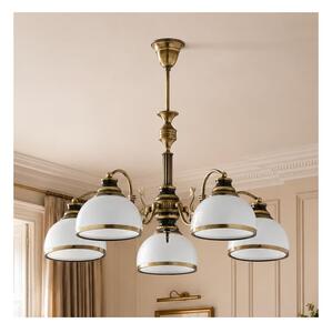 Brilagi - Luster na tyči TAURUS 5xE27/15W/230V priemer 70 cm bronz