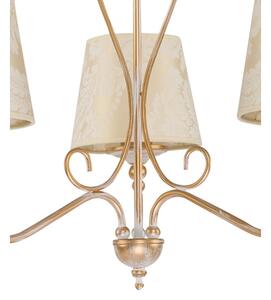 Brilagi - Luster na reťazi SONIA 3xE27/15W/230V, priemer 64 cm, krémová/patina