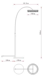 Globo 67387S - LED Stmievateľná stojacia lampa LAUREL LED/35W/230V 3000/4000/6000K