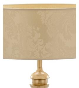Brilagi - Stolná lampa SAPHIRE 1xE27/15W/230V krémová/zlatá/patina