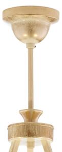 Brilagi - Luster na tyči SAPHIRE 3xE27/15W/230V pr. 66 cm krémová/zlatá/patina