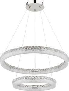 Globo 67387-72 - LED stmievateľný luster na lanku LAUREL 72W/230V priehľadné, s diaľkovým ovládaním