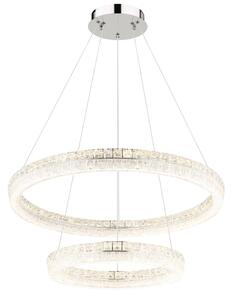 Globo 67387-72 - LED stmievateľný luster na lanku LAUREL 72W/230V priehľadné, s diaľkovým ovládaním