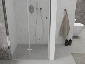 Mexen Lima, skladacie sprchové dvere do otvoru 65 x 190 cm, 6mm číre sklo, chrómový profil, 856-065-000-01-00-D