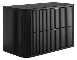 Skrinka pod umývadlo ELEGANCE Black | 80 cm