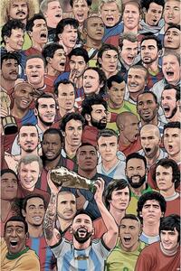 Plagát, Obraz - Legends - Football Greatest!S, (61 x 91.5 cm)