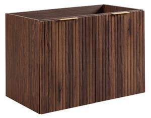 Skrinka pod umývadlo FLOW Oak walnut 80 2D | 80 cm