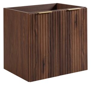 Skrinka pod umývadlo FLOW Oak walnut 60 2D | 60 cm