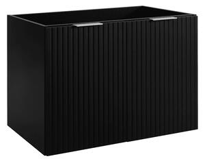 Skrinka pod umývadlo FLOW Black 80 2D | 80 cm