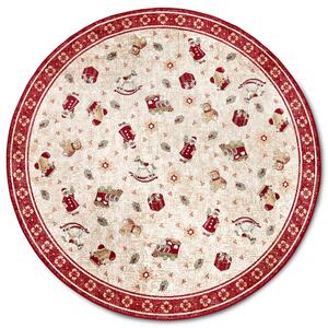 Villeroy & Boch Kusový koberec Toy's delight so strihaným vlasom 106217 Red, Multicolor kruh, 160x160 (priemer) kruh, červená, obývacia izba