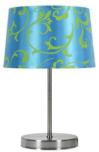 CLX Stolná moderná lampa AROSA, 1xE14, 40W, modrá