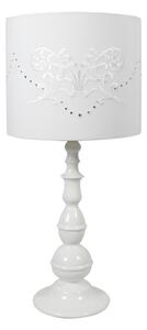 CLX Stolná klasická lampa MANTUA, 1xE27, 60W, biela