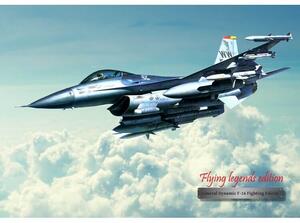 Stíhačka General Dynamic F-16 Fighting Falcon - ceduľa 29cm x 20cm Plechová tabuľa