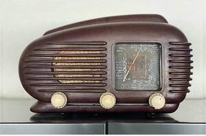 Radio retro - ceduľa 30cm x 20cm Plechová tabuľa