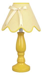 CLX Detská stolná lampička VENTIMIGLIA, 1xE14, 40W, žltá