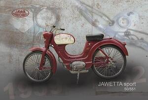 Jawa Jawetta sport 50/551 - ceduľa 30cm x 20cm Plechová tabuľa