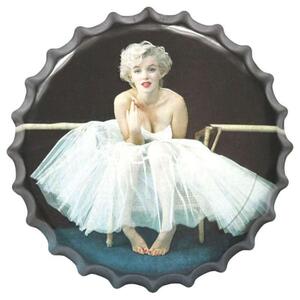 Ceduľa vrchnák Marilyn 35x35cm