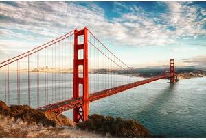 Ceduľa USA Bridge Golden Gate Vintage style 30cm x 20cm Plechová tabuľa
