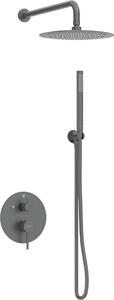 BALNEO sprchová batéria CASCADE sada 2 gunmetal