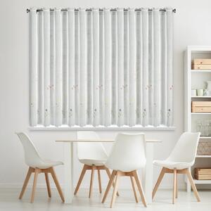 ZÁCLONA NA PÚTKACH MARIKA 350X145 CM KVETY