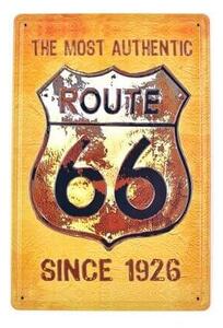 Ceduľa Route 66 - Since 1926 Vintage style 30cm x 20cm Plechová tabuľa