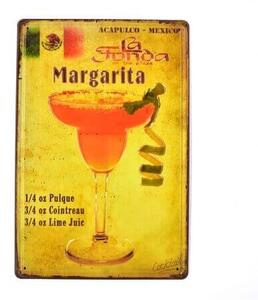 Ceduľa Margarita Vintage style 30cm x 20cm Plechová tabuľa