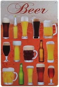 Ceduľa Beer Mix 30cm x 20cm Plechová tabuľa