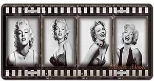 Ceduľa značka Marilyn Monroe 30,5cm x 15,5cm Plechová tabuľa