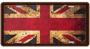 Ceduľa značka UK vlajka