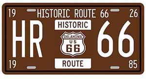 Ceduľa značka Historic Route 66