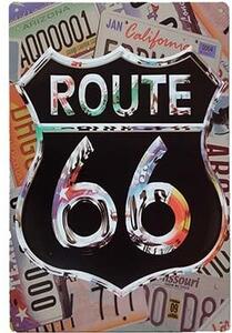 Ceduľa Route 66