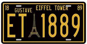 Ceduľa značka Eiffel Tower