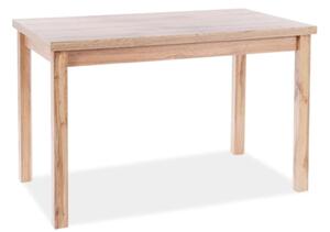 Signal Jedálenský stôl ADAM | 120 x 68 cm Farba: dub / biely mat
