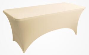 Elastický Poťah na Obdĺžnikový Stôl 182,5cm - 180gsm - Béžový