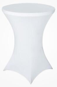 Elastický Poťah na Koktailový Stôl 80 x 110 cm - 180gsm - Biely